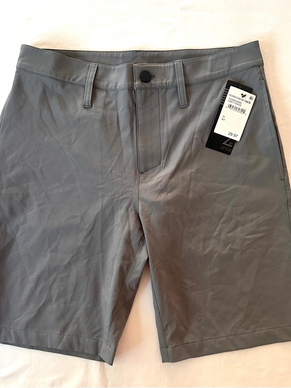 Zella Men's Lightweight Gray Hybrid Shorts